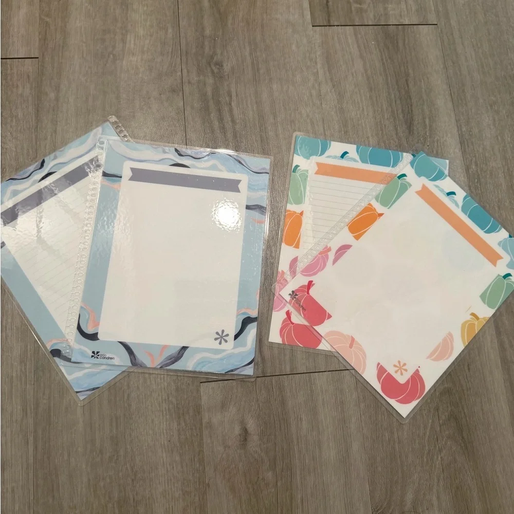 Erin Condren Courage Over Fear Planner and Multicolor Pumpkins